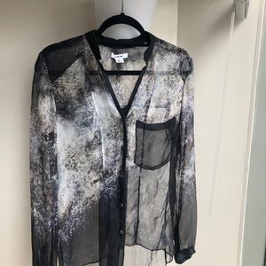 Helmut Lang Sheer Shirt 🖤 (S)